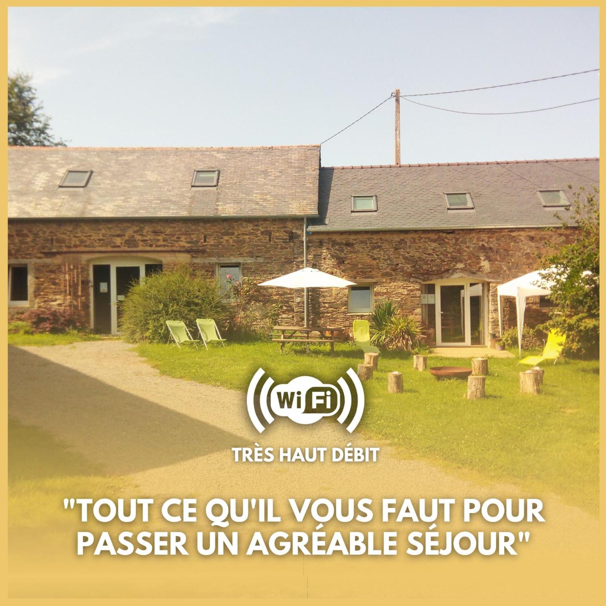 Le Jardin Enchanteur, Chaleureuse Maison D'Hotes Eco-Responsable, Calme Et Accueillante Loperec Exterior photo